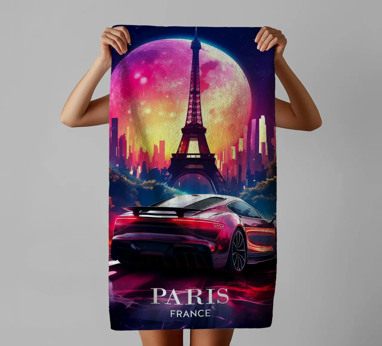 Torre Eiffel Parigi Francia asciugamano da bagno da Fleur de Lys