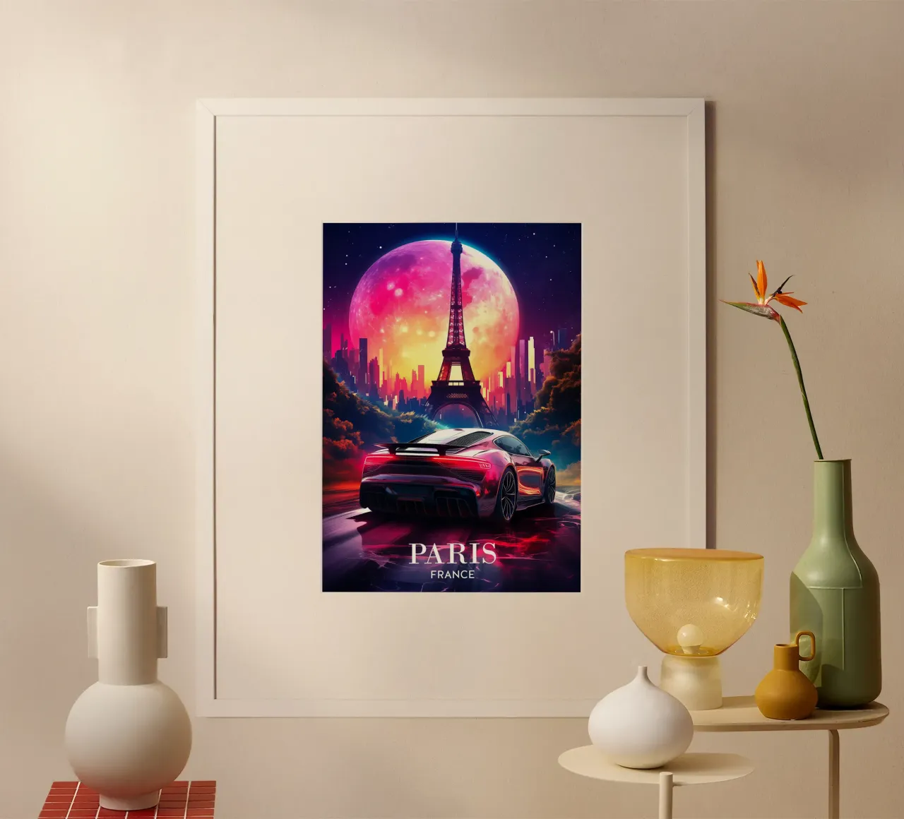 Torre Eiffel Parigi Francia poster da Fleur de Lys