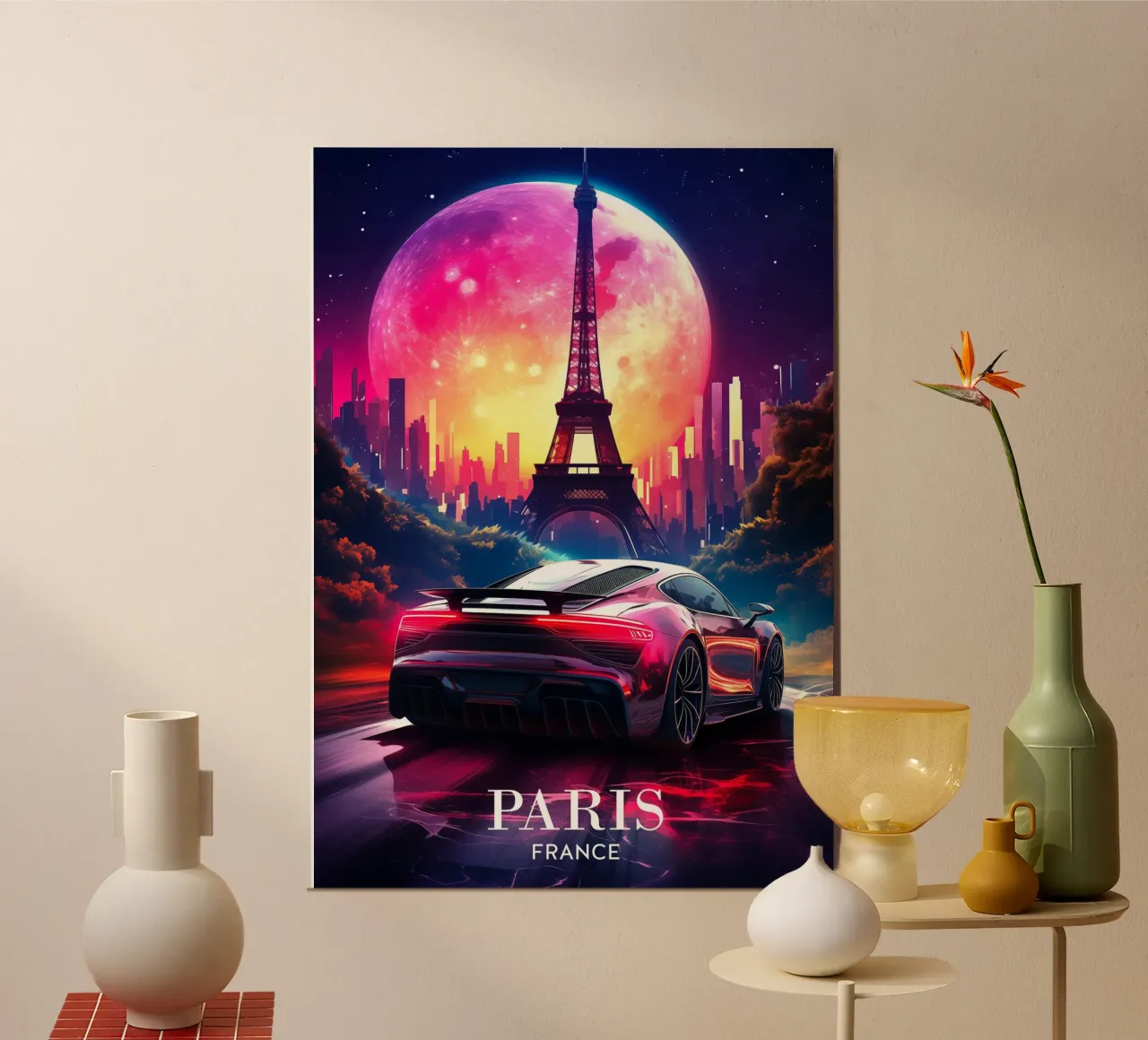 Torre Eiffel Parigi Francia poster da Fleur de Lys