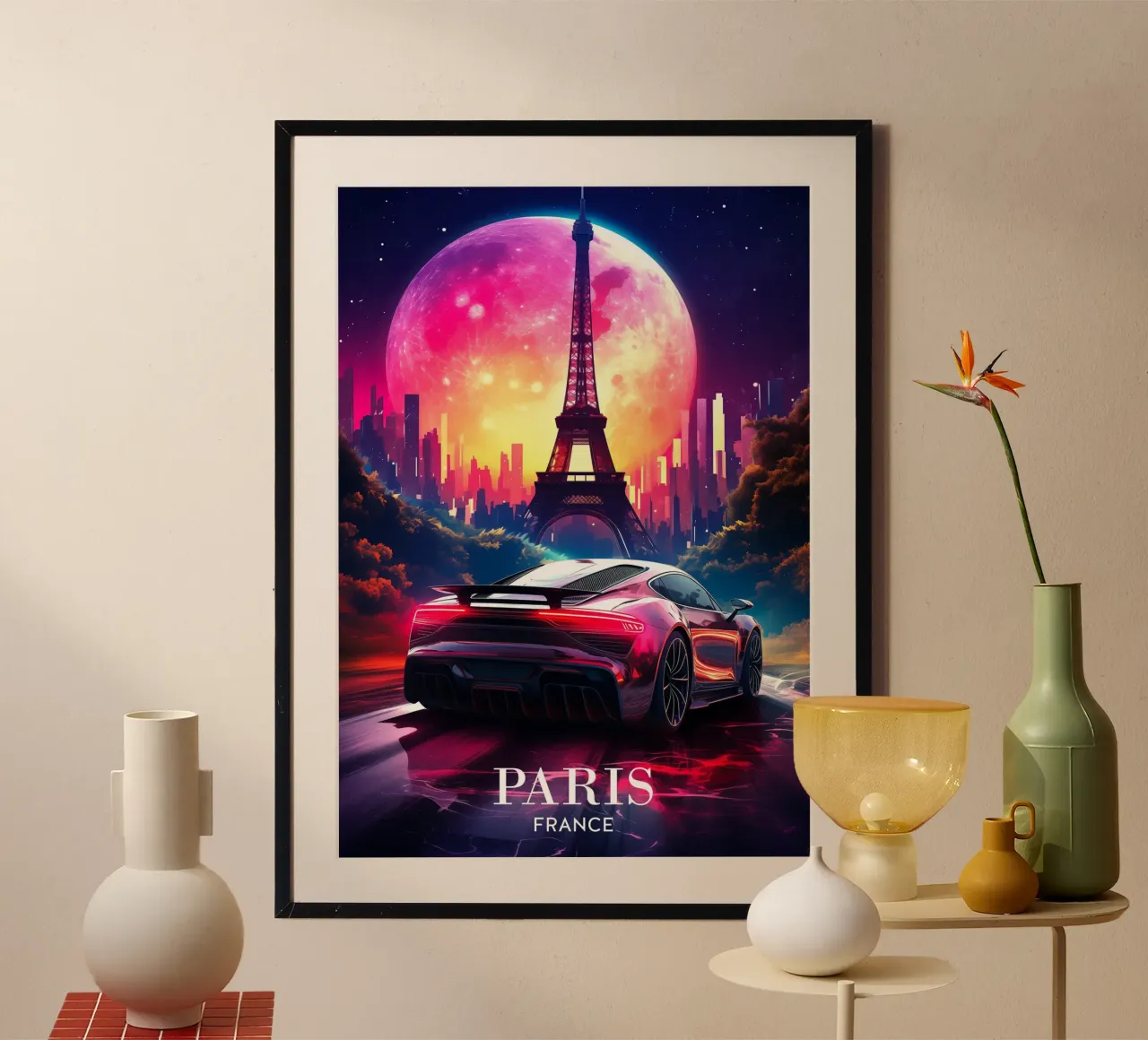 Torre Eiffel Parigi Francia poster da Fleur de Lys