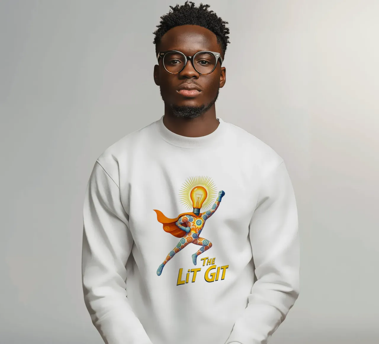 THE LIT GIT felpa da Vintage Van Gogh