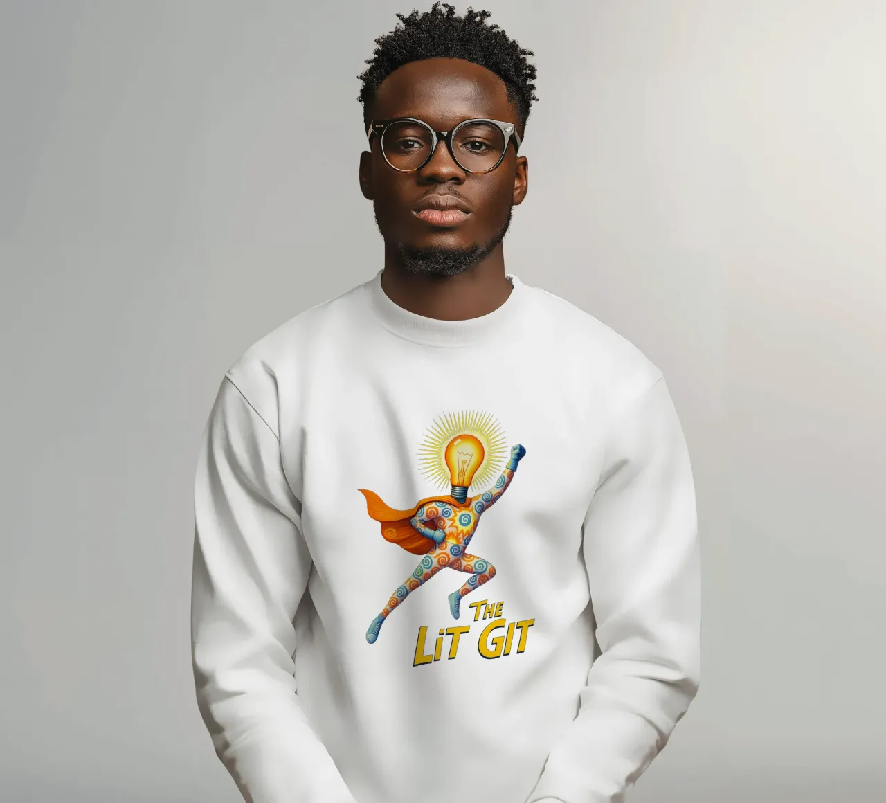 THE LIT GIT felpa da Vintage Van Gogh