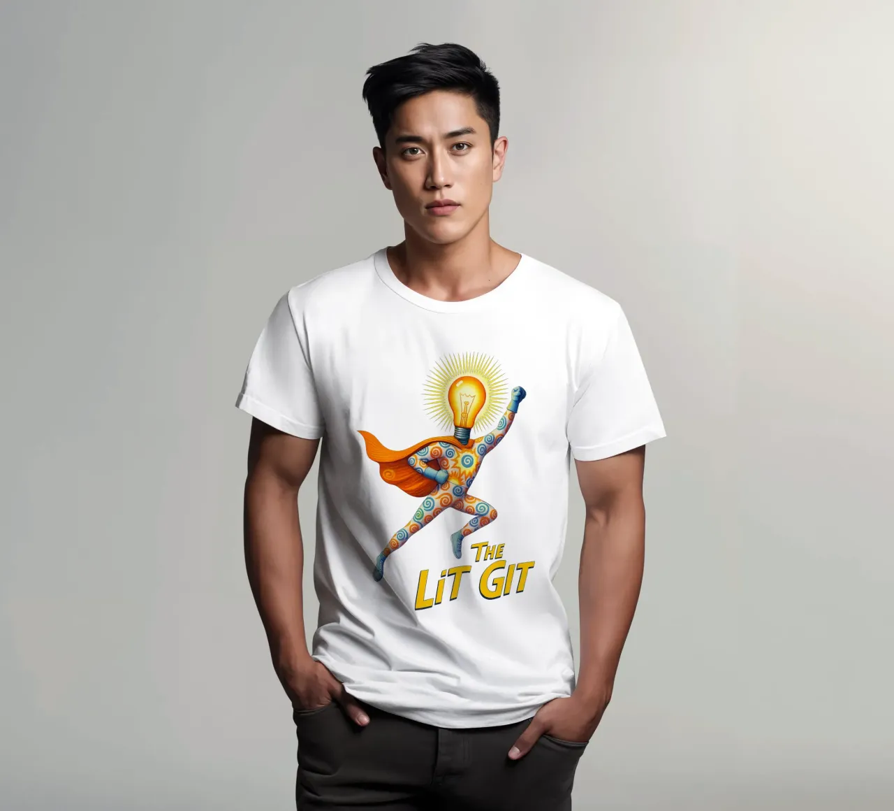 THE LIT GIT t-shirt da Vintage Van Gogh