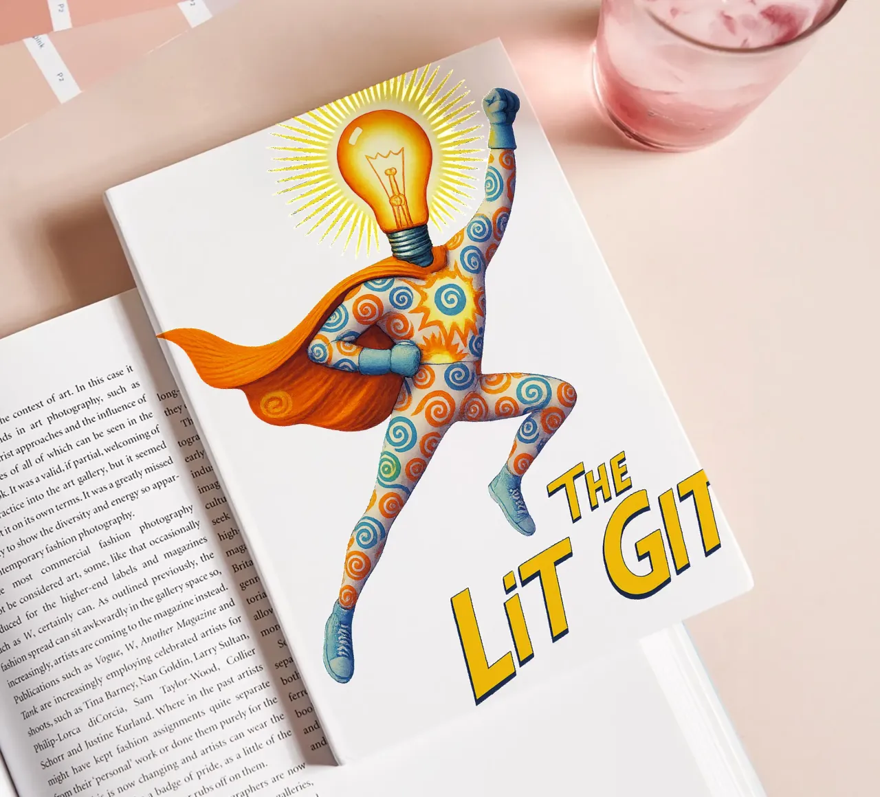 THE LIT GIT notebook by Vintage Van Gogh