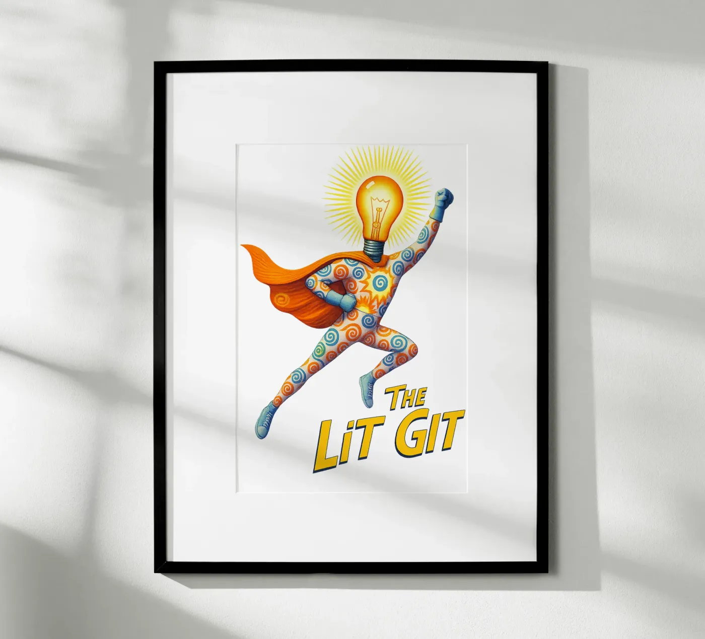 THE LIT GIT poster de Vintage Van Gogh