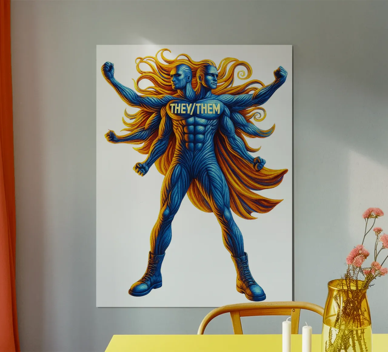 THEY THEM poster da Vintage Van Gogh