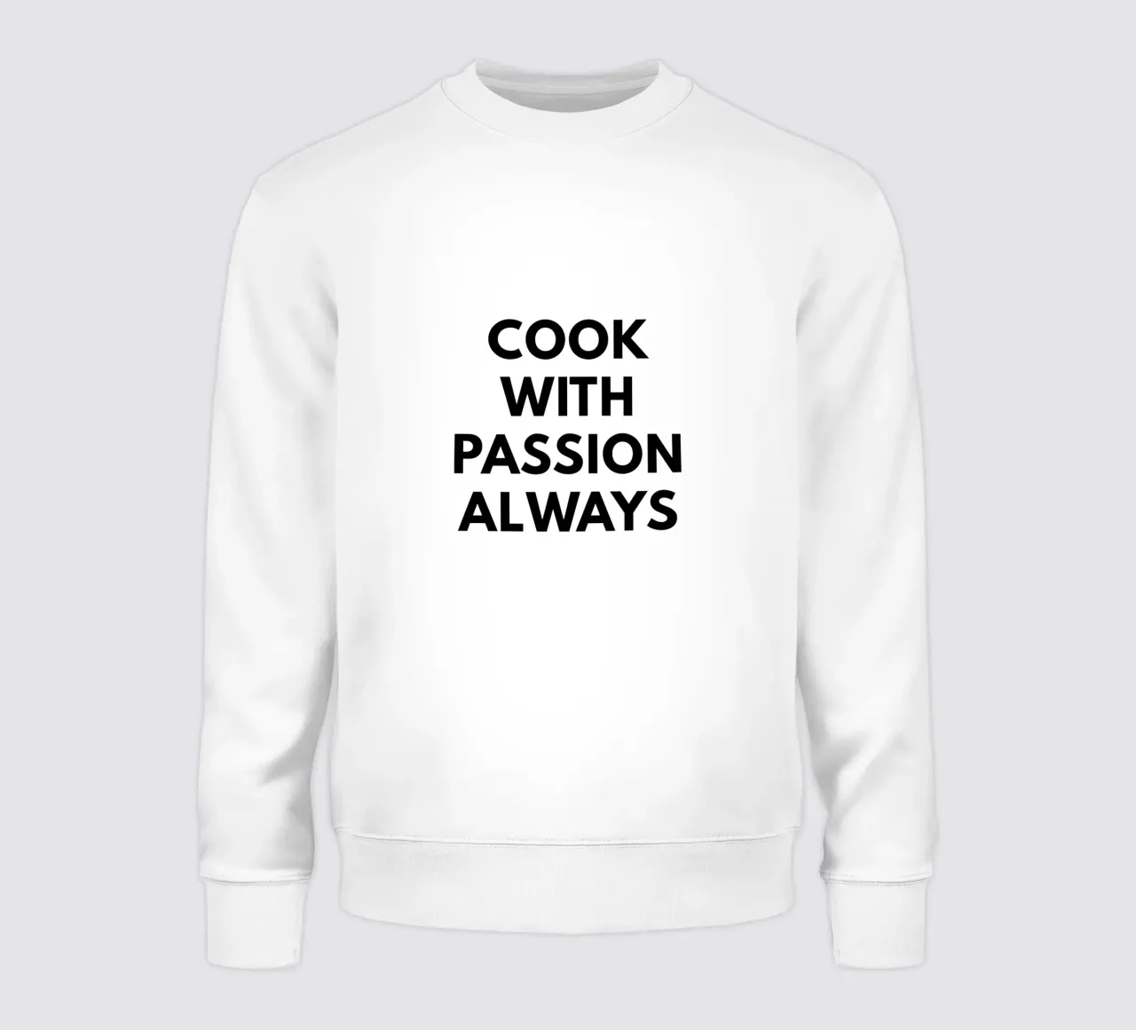 Cucinare sempre con passione felpa da Typo Designs