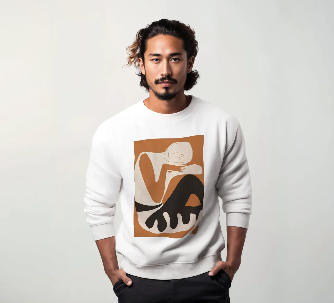 Abstract Art Figure sweatshirt by ThingDesign