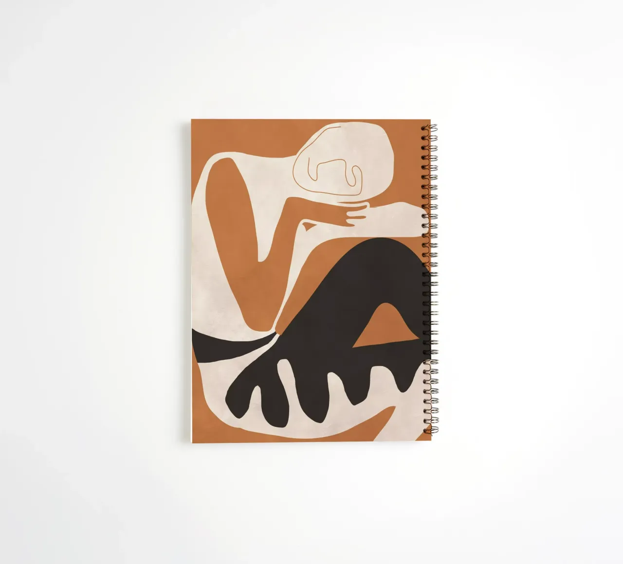 Abstract Art Figure spiral notebook by ThingDesign