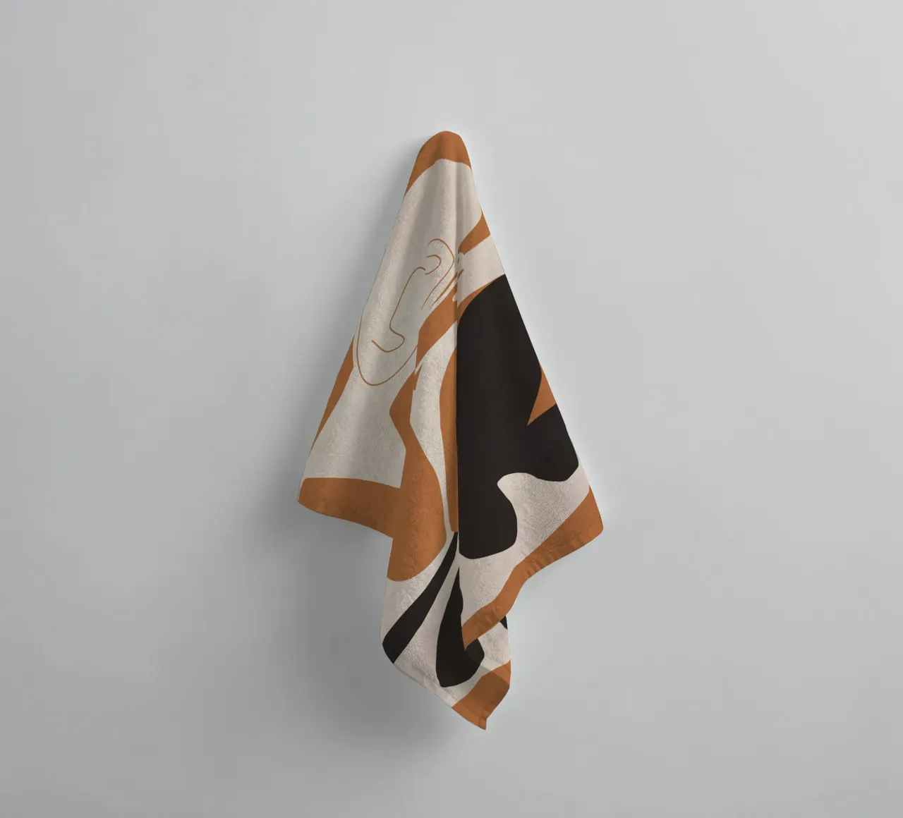 Abstract Art Figure towel by ThingDesign