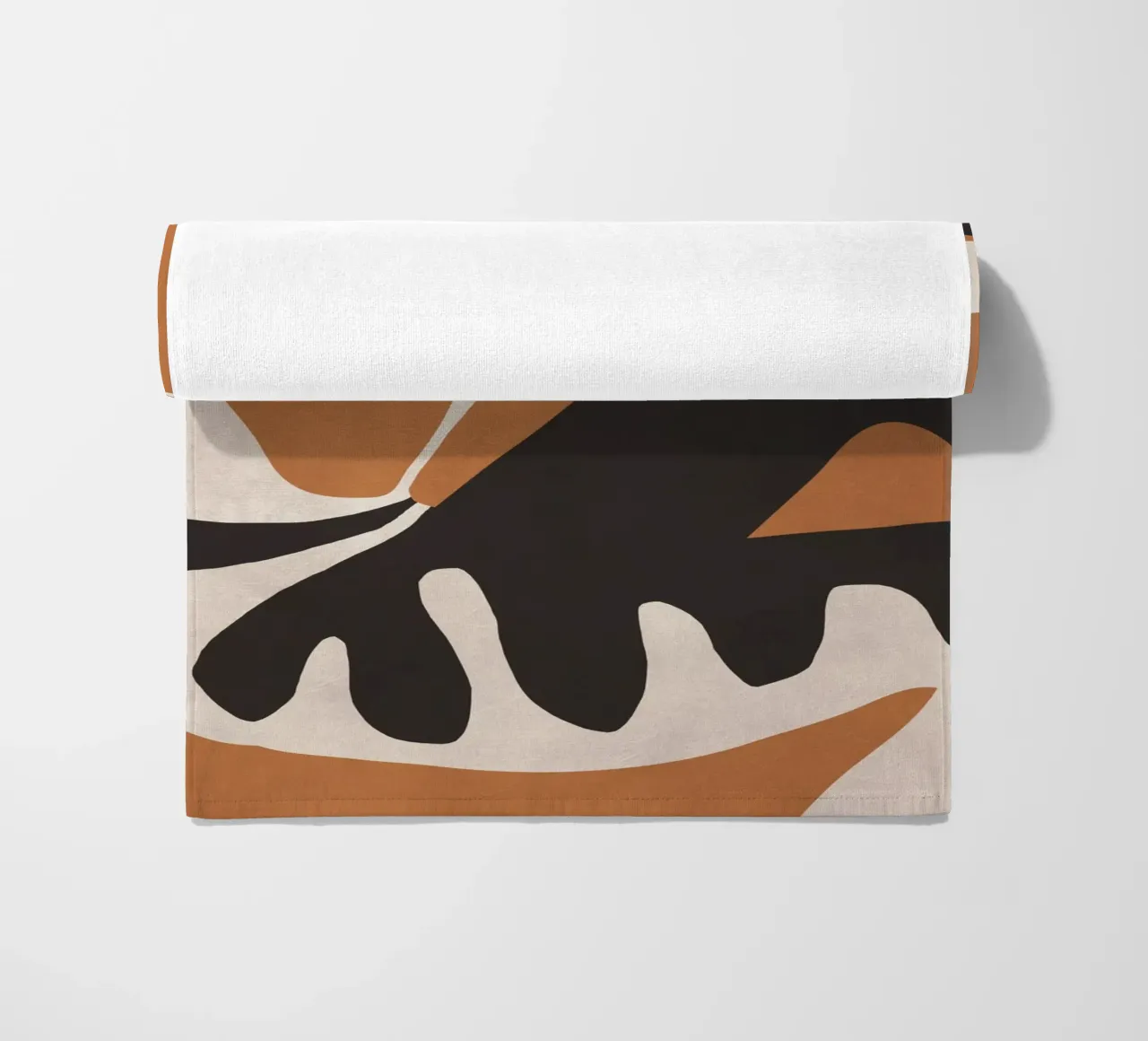 Abstract Art Figure beach towel by ThingDesign