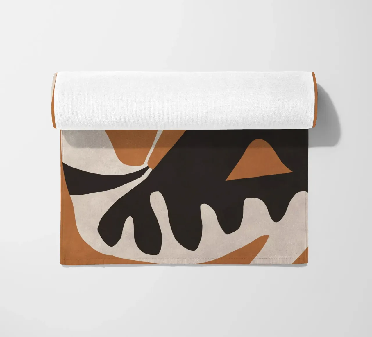Abstract Art Figure beach towel by ThingDesign