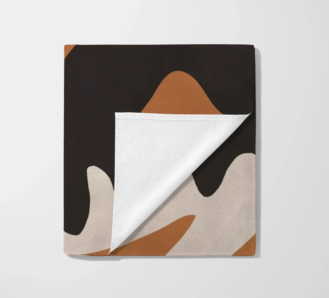 Abstract Art Figure beach towel by ThingDesign