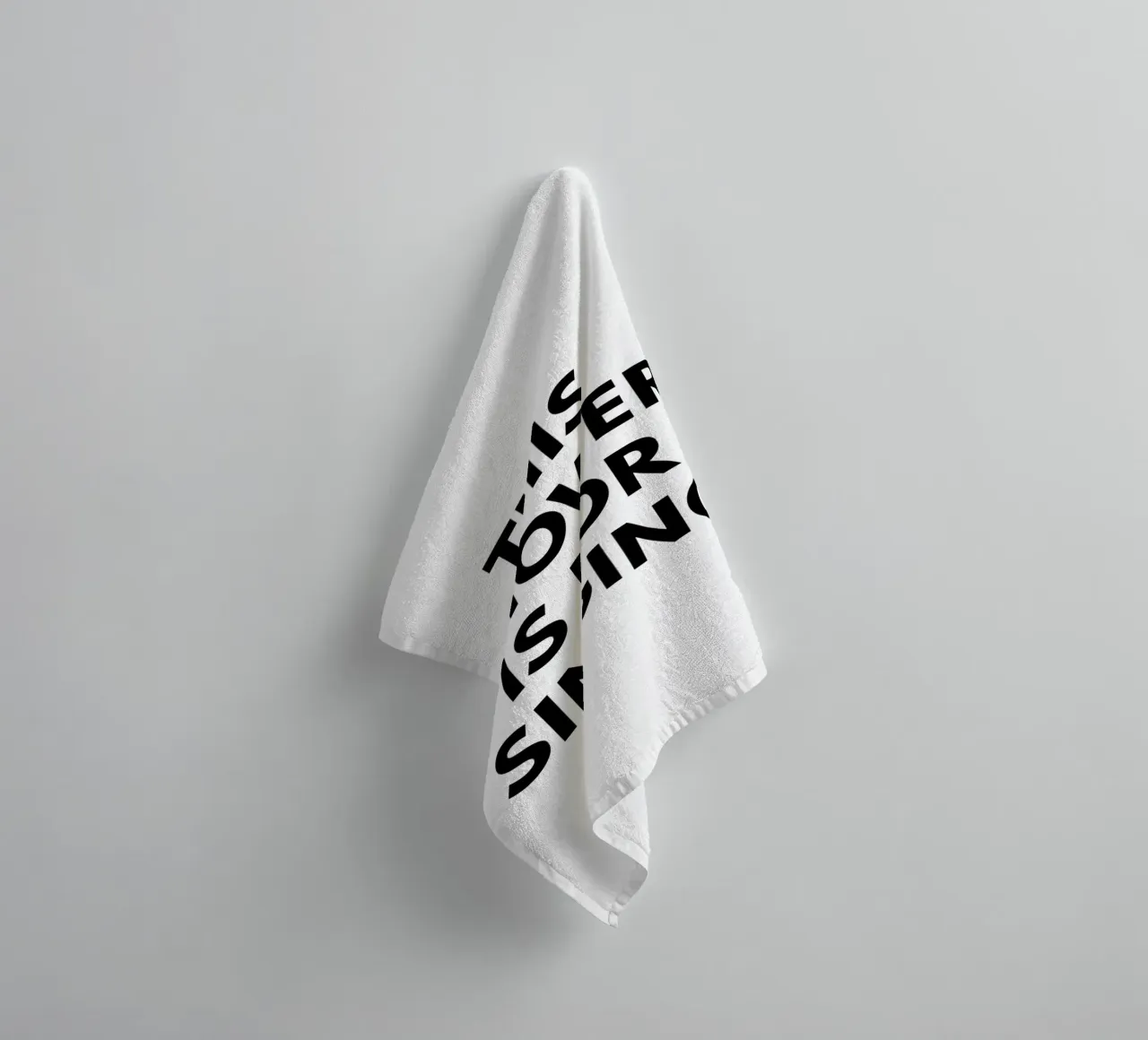 Questa doccia è per cantare asciugamano da bagno da Typo Designs