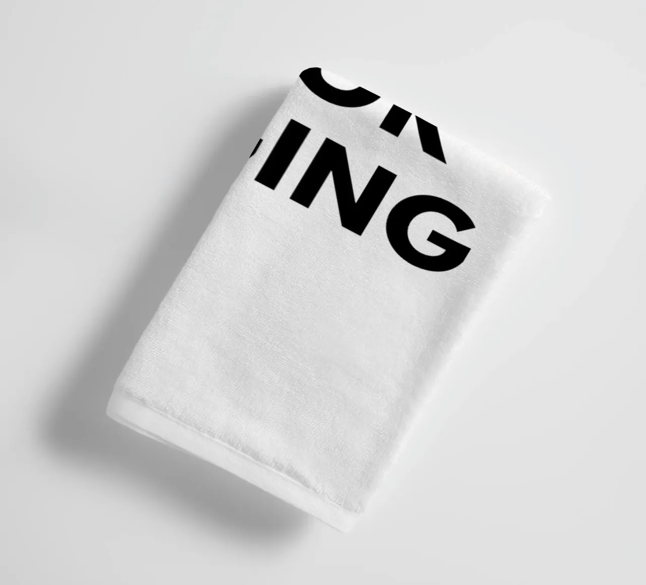 Questa doccia è per cantare asciugamano da bagno da Typo Designs
