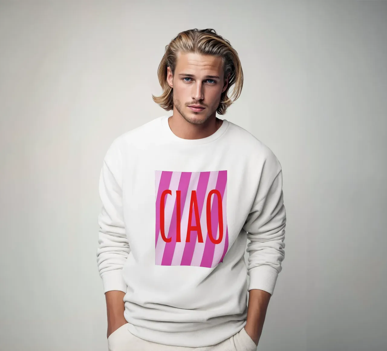 Ciao, bis kale sweatshirt van Carinaprint