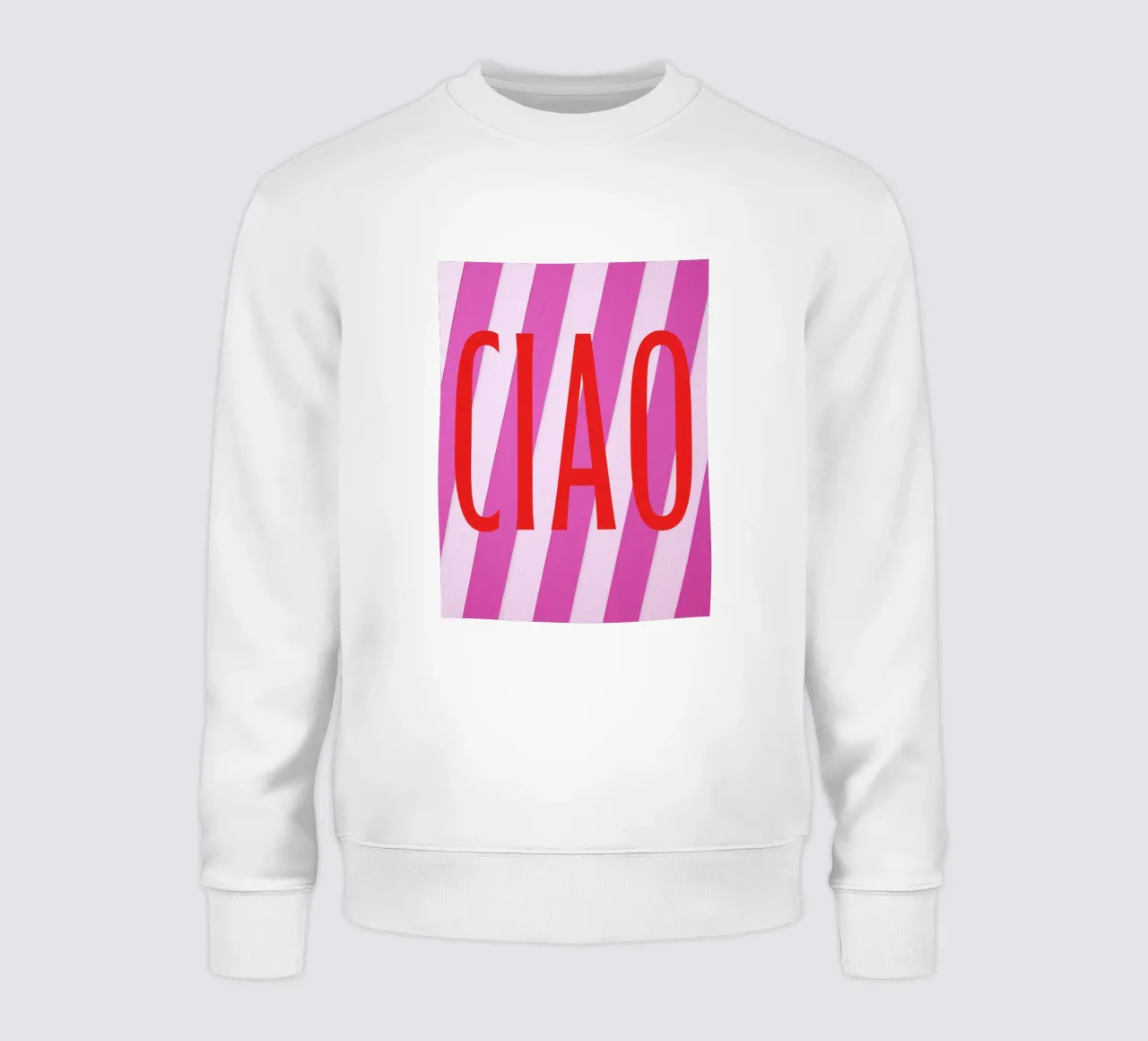 Ciao, bis kale sweatshirt van Carinaprint