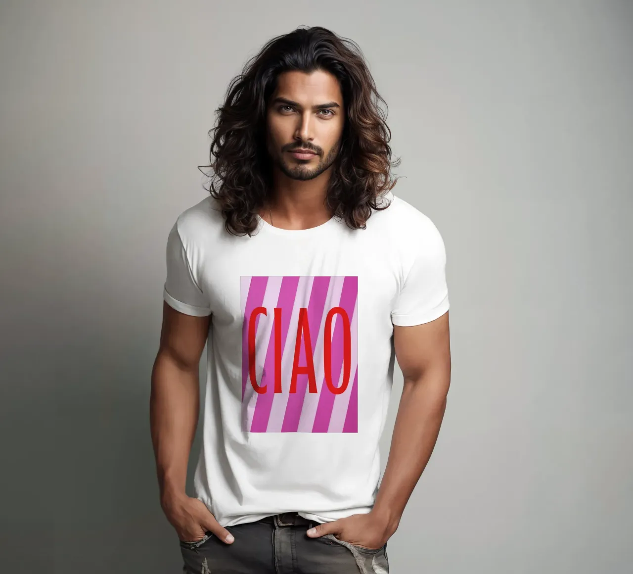 Ciao, bis calvo t-shirt da Carinaprint