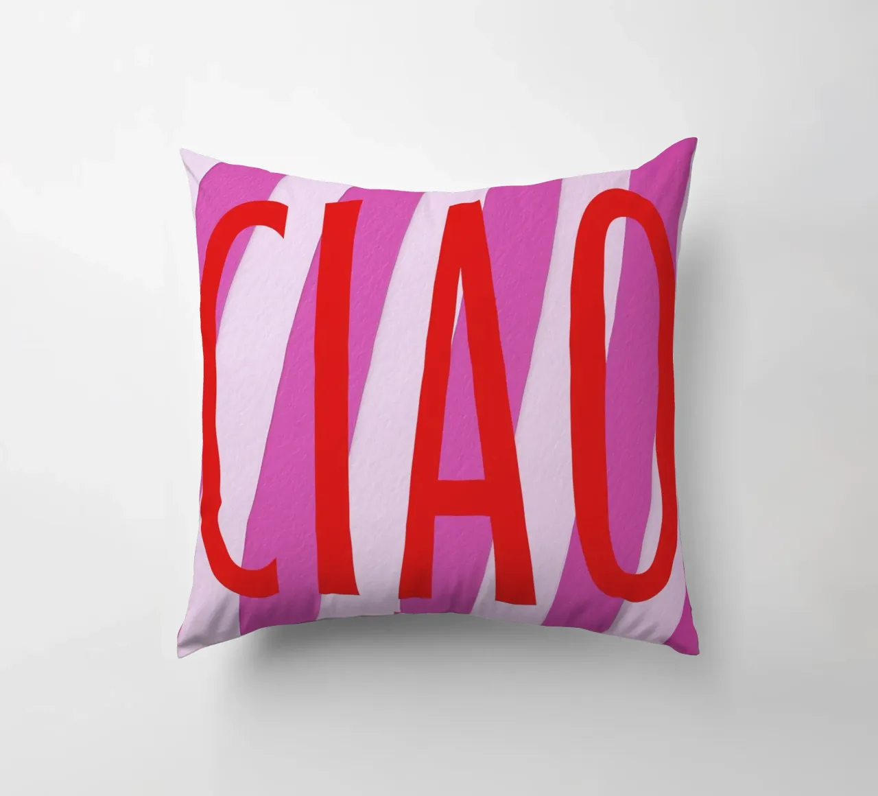 Ciao, bis calvo cuscino da Carinaprint