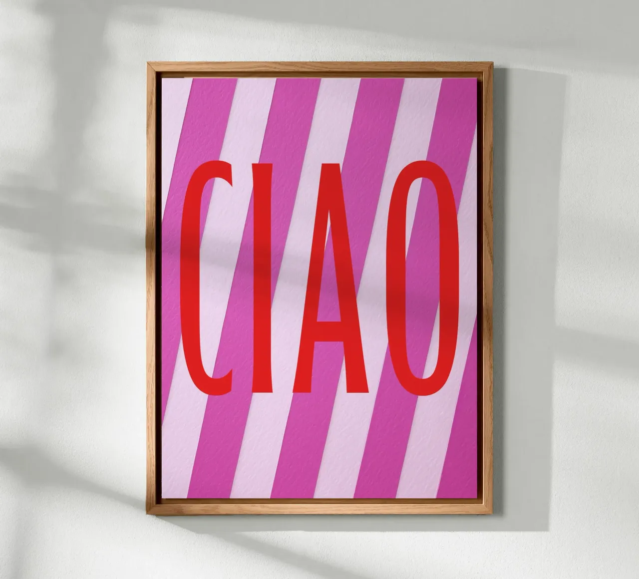 Ciao, bis calvo alluminio dibond da Carinaprint