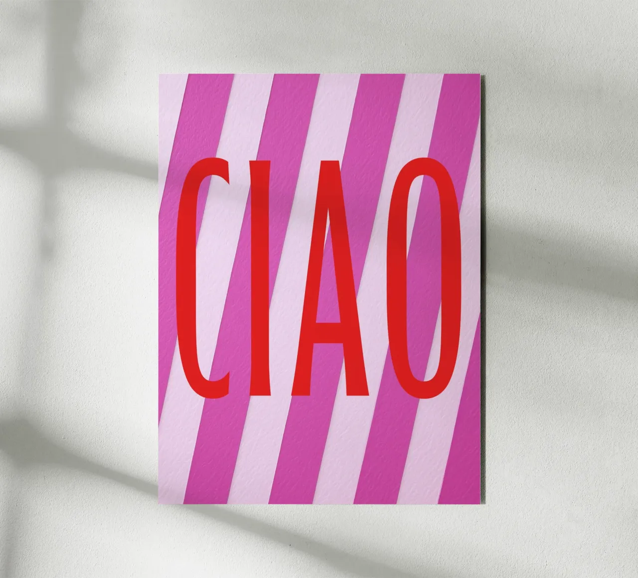 Ciao, bis calvo alluminio dibond da Carinaprint