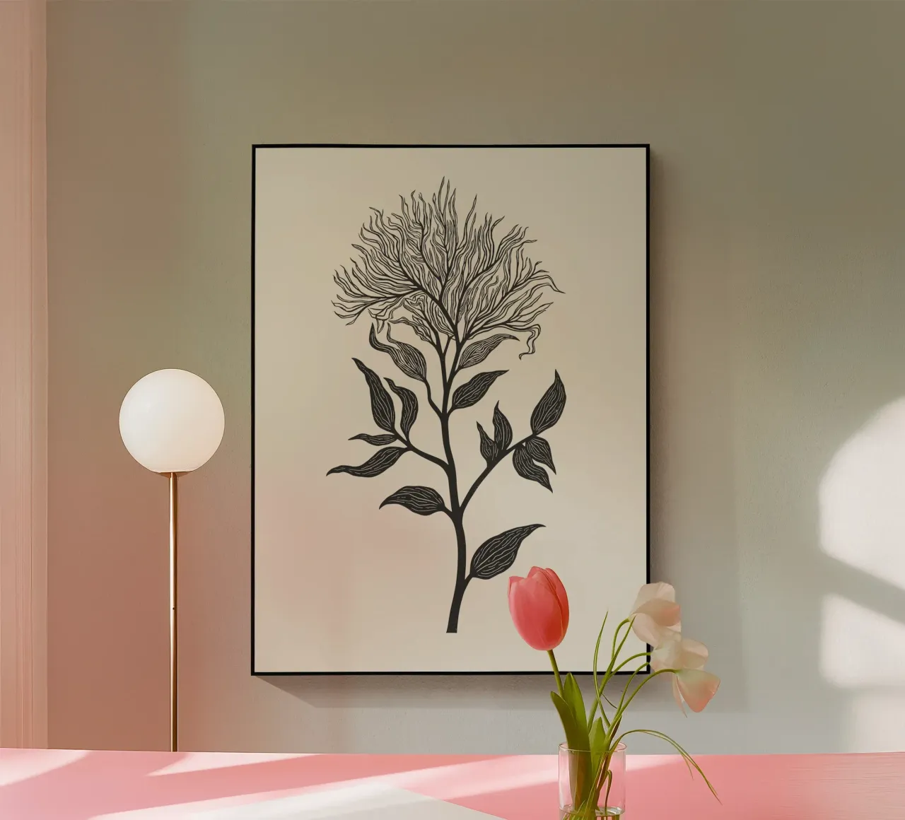 Botanical Poster 2 plexiglass da Indigo Rain