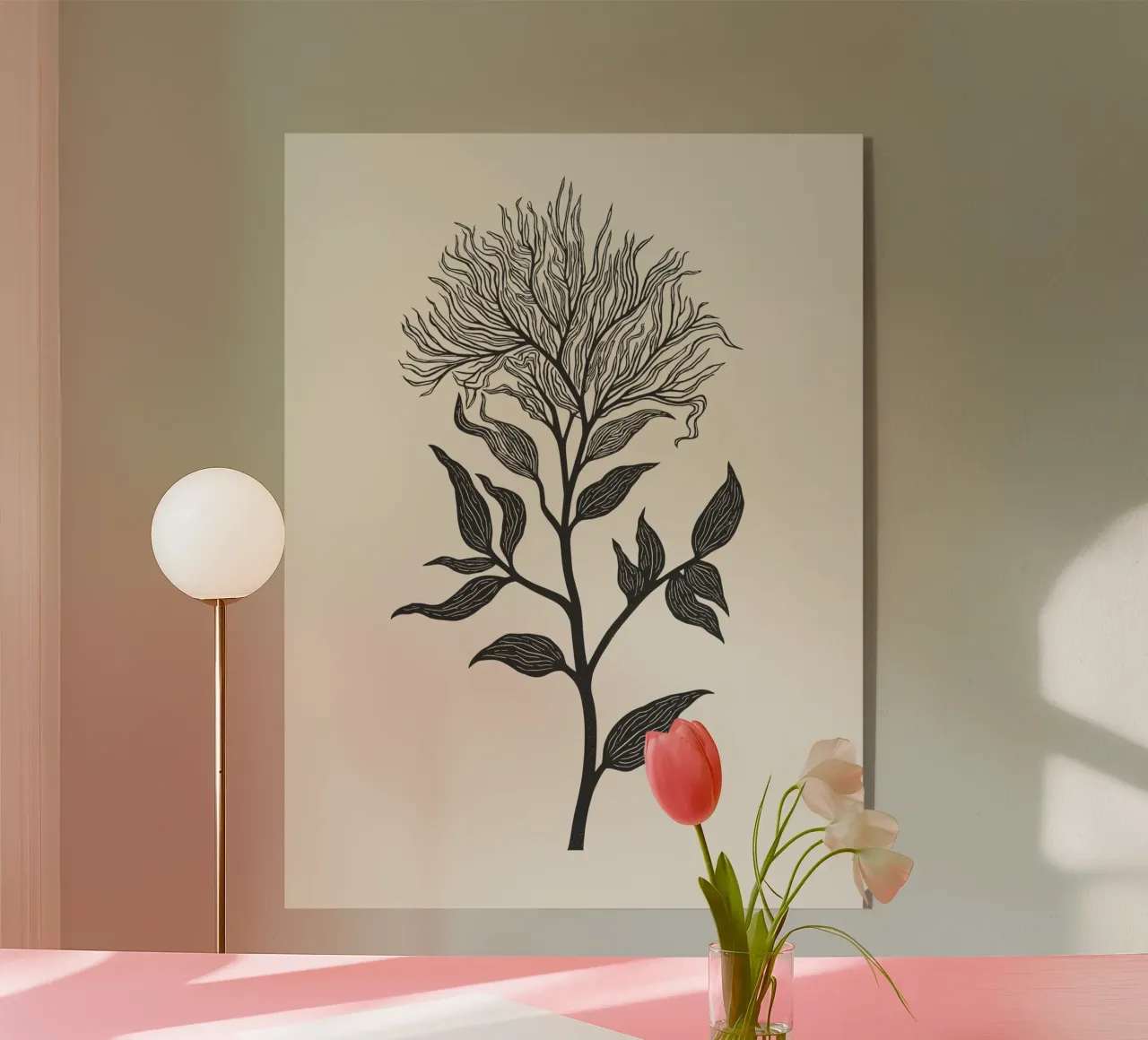 Botanical Poster 2 plexiglass da Indigo Rain