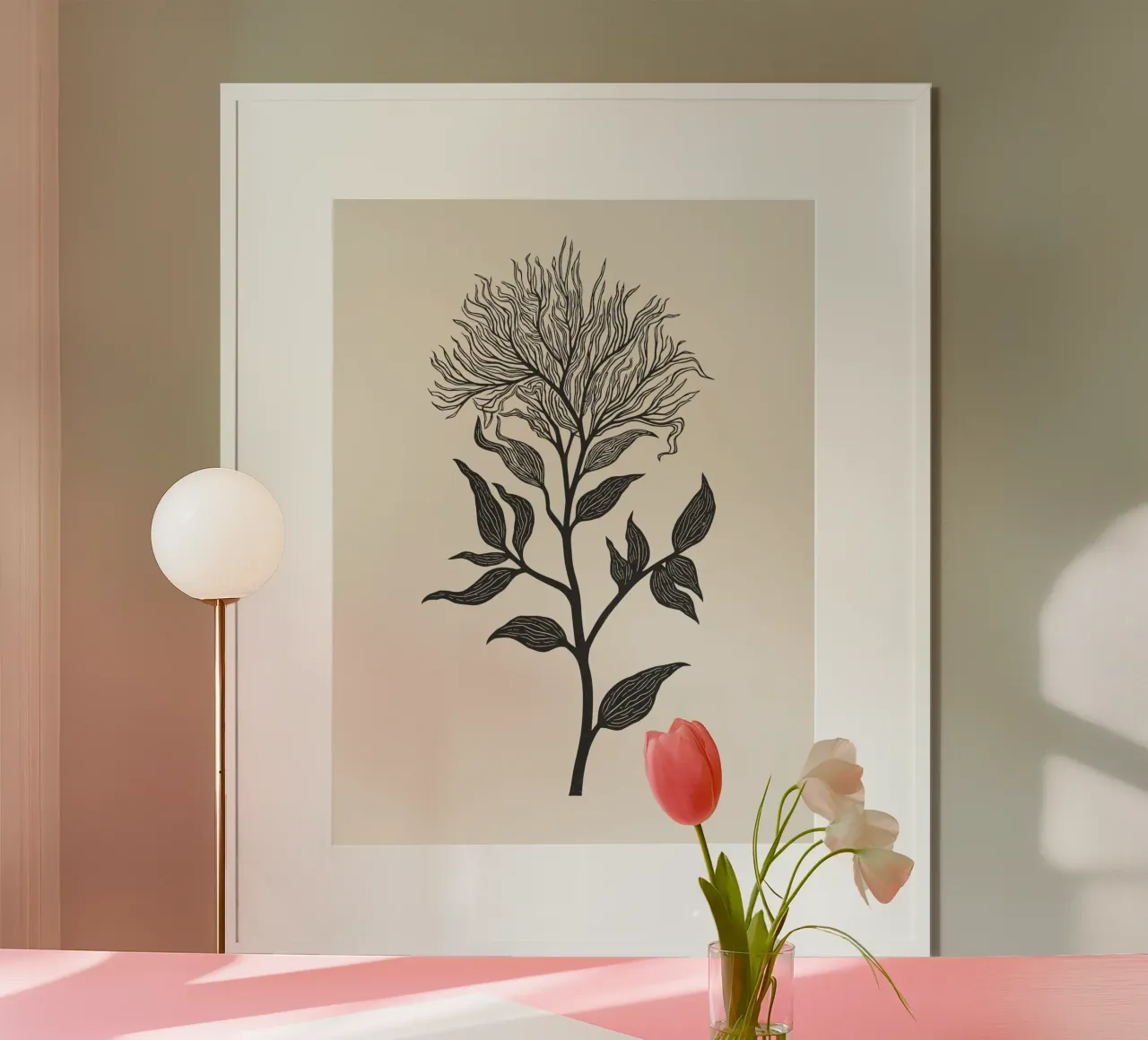 Botanical Poster 2 poster con telaio in alluminio da Indigo Rain