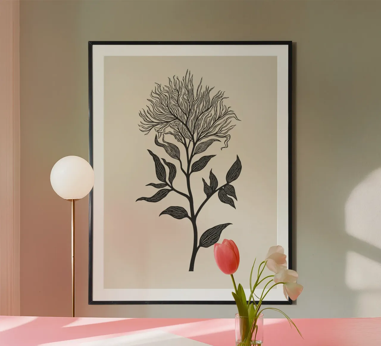 Botanical Poster 2 poster con telaio in alluminio da Indigo Rain