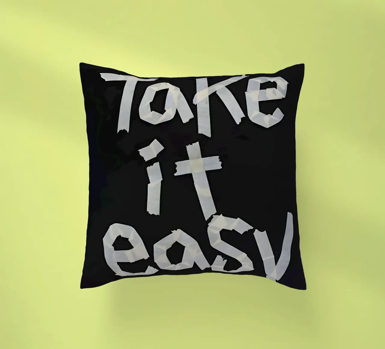 Take it easy cuscino da Type & Tape