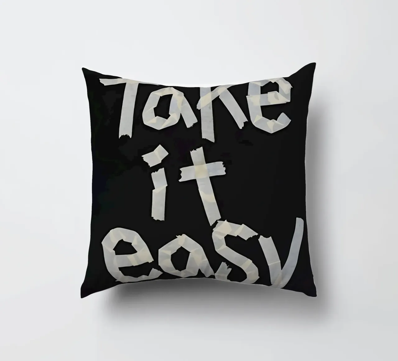 Take it easy cuscino da Type & Tape