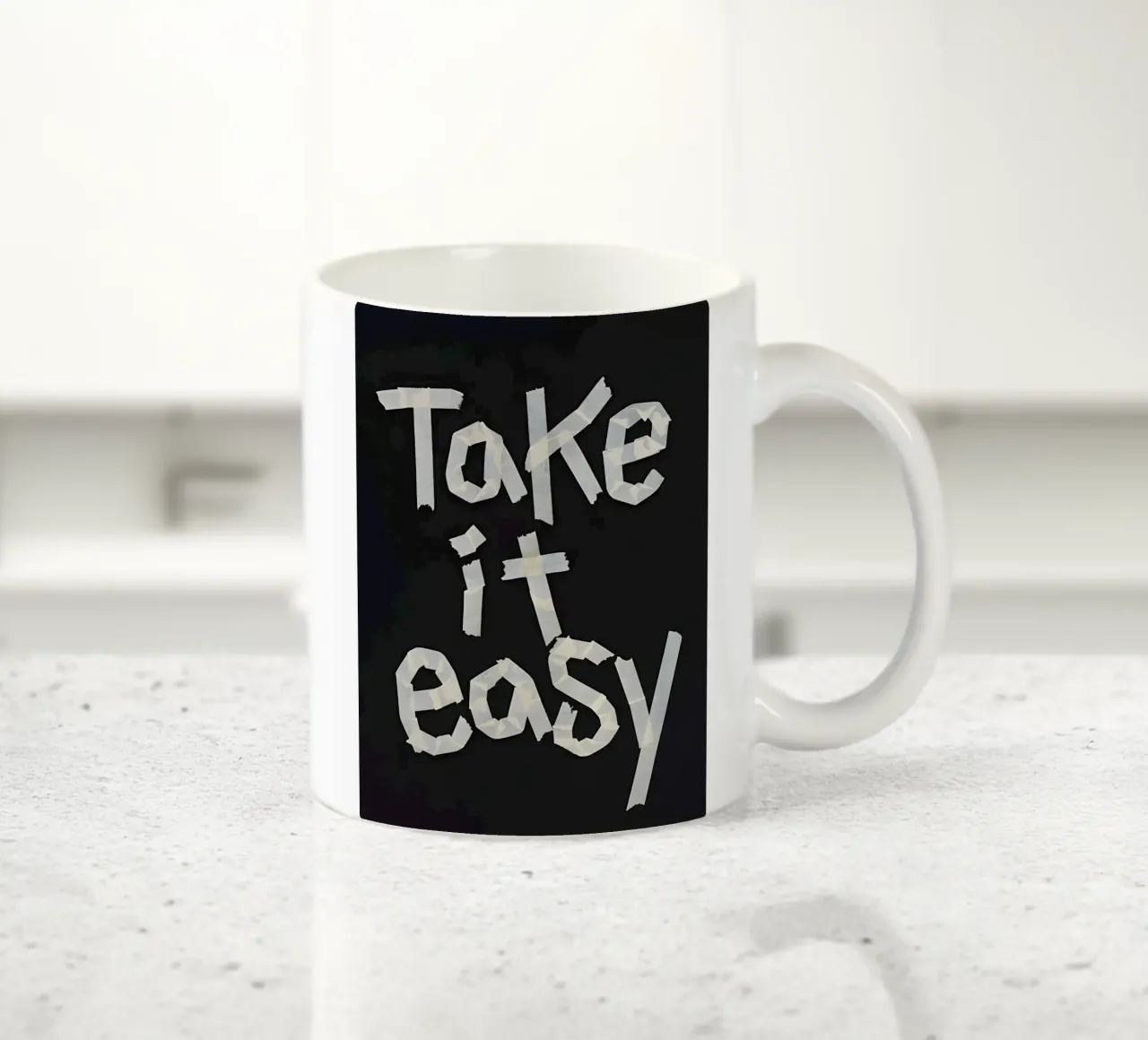 Take it easy tazza in ceramica da Type & Tape