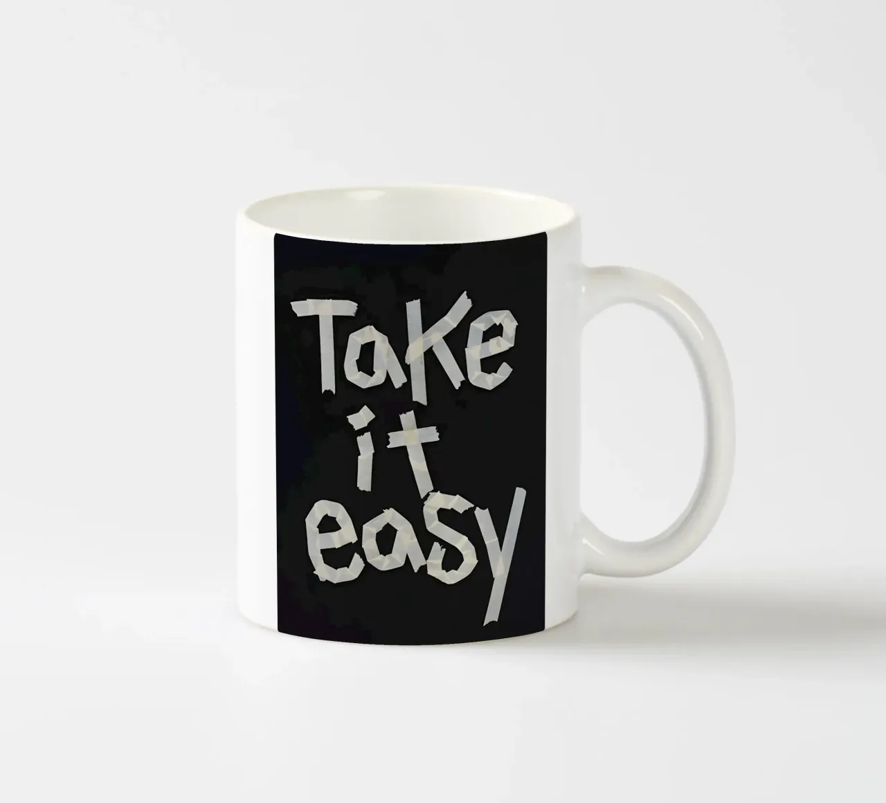 Take it easy tazza in ceramica da Type & Tape
