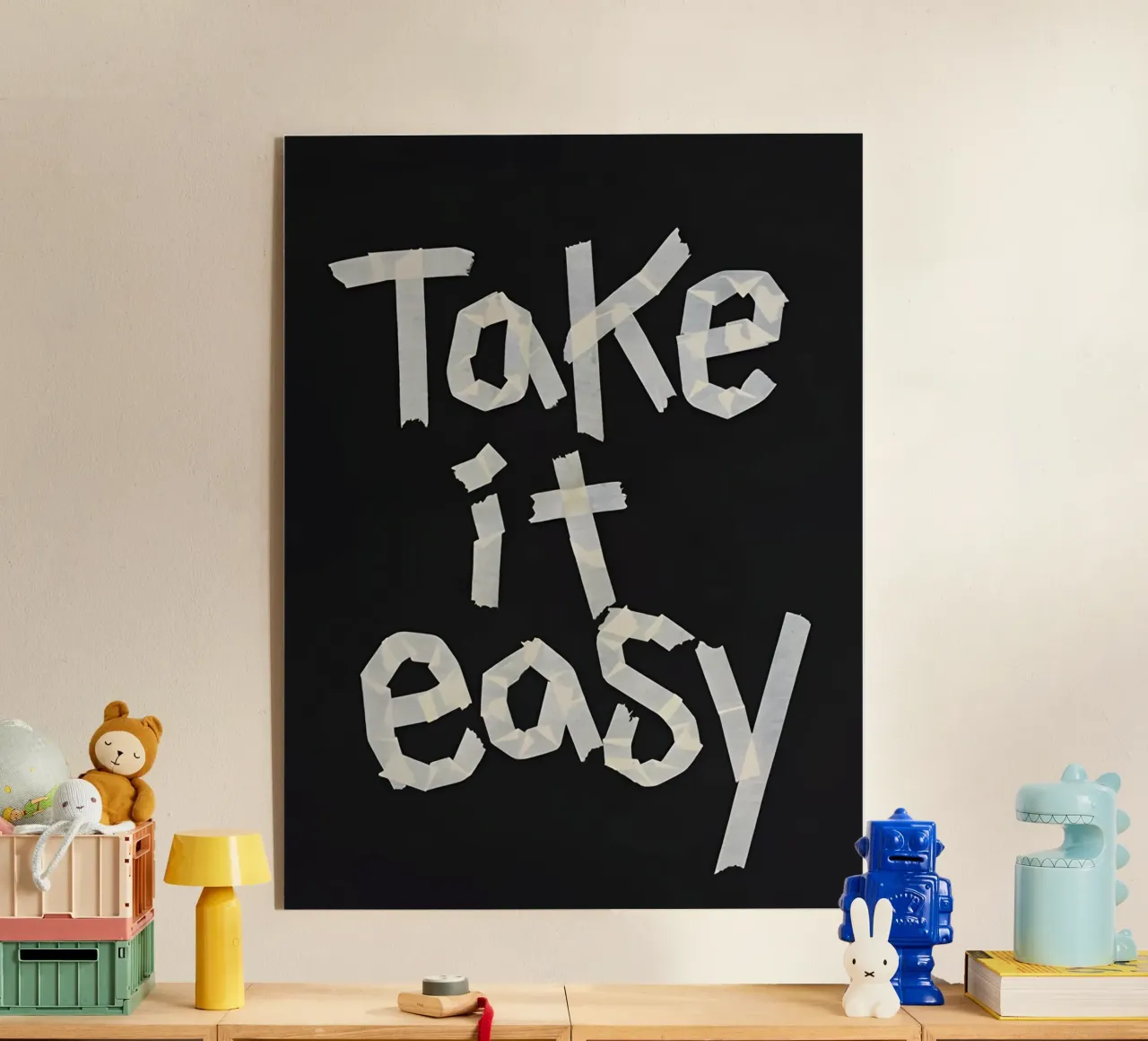 Take it easy plexiglass da Type & Tape