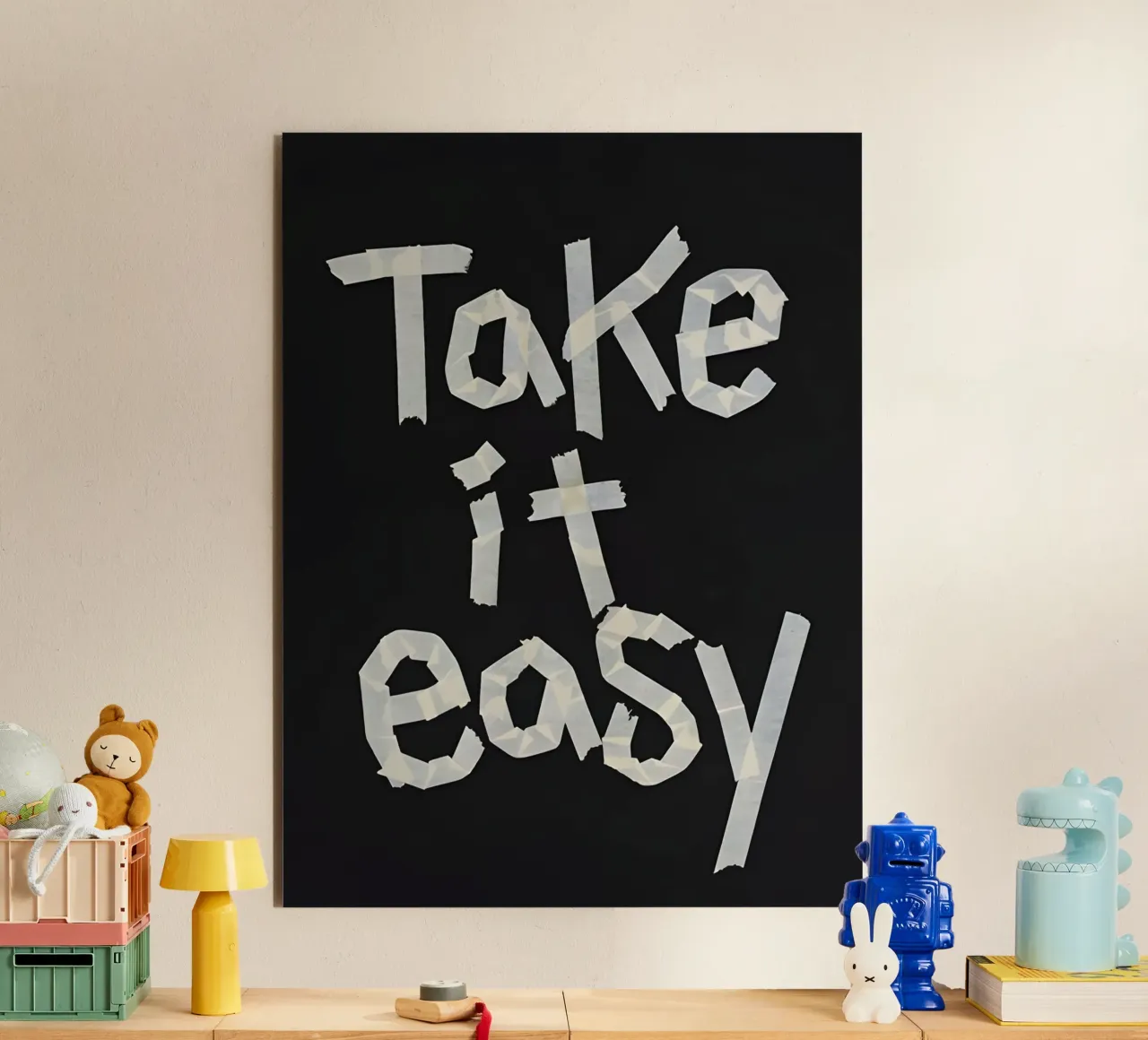 Take it easy alluminio dibond da Type & Tape