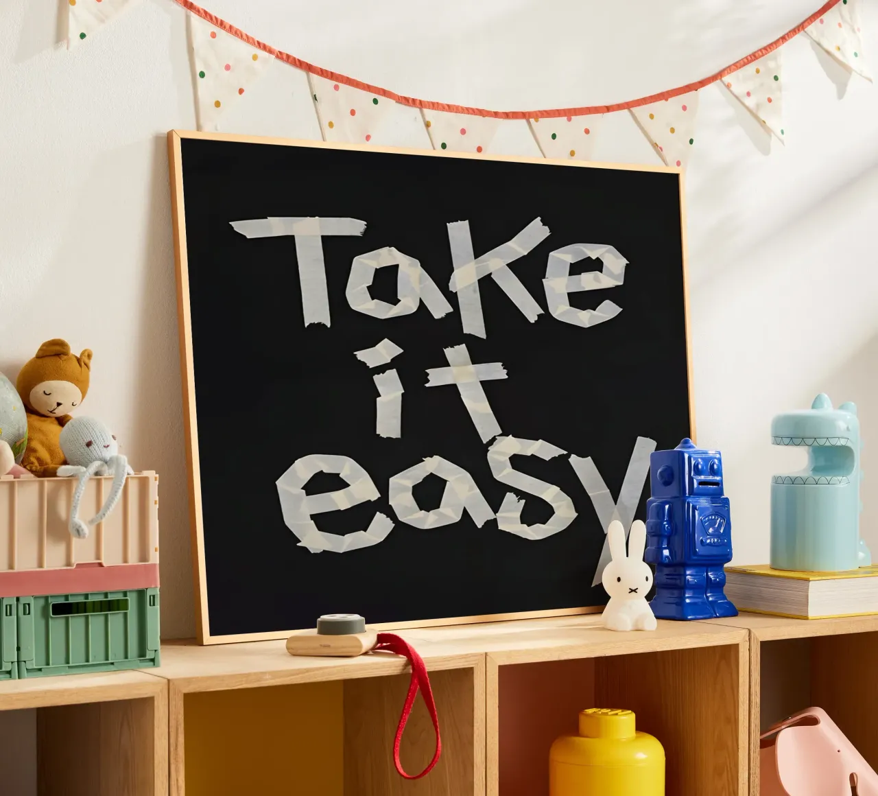 Take it easy poster by Type & Tape