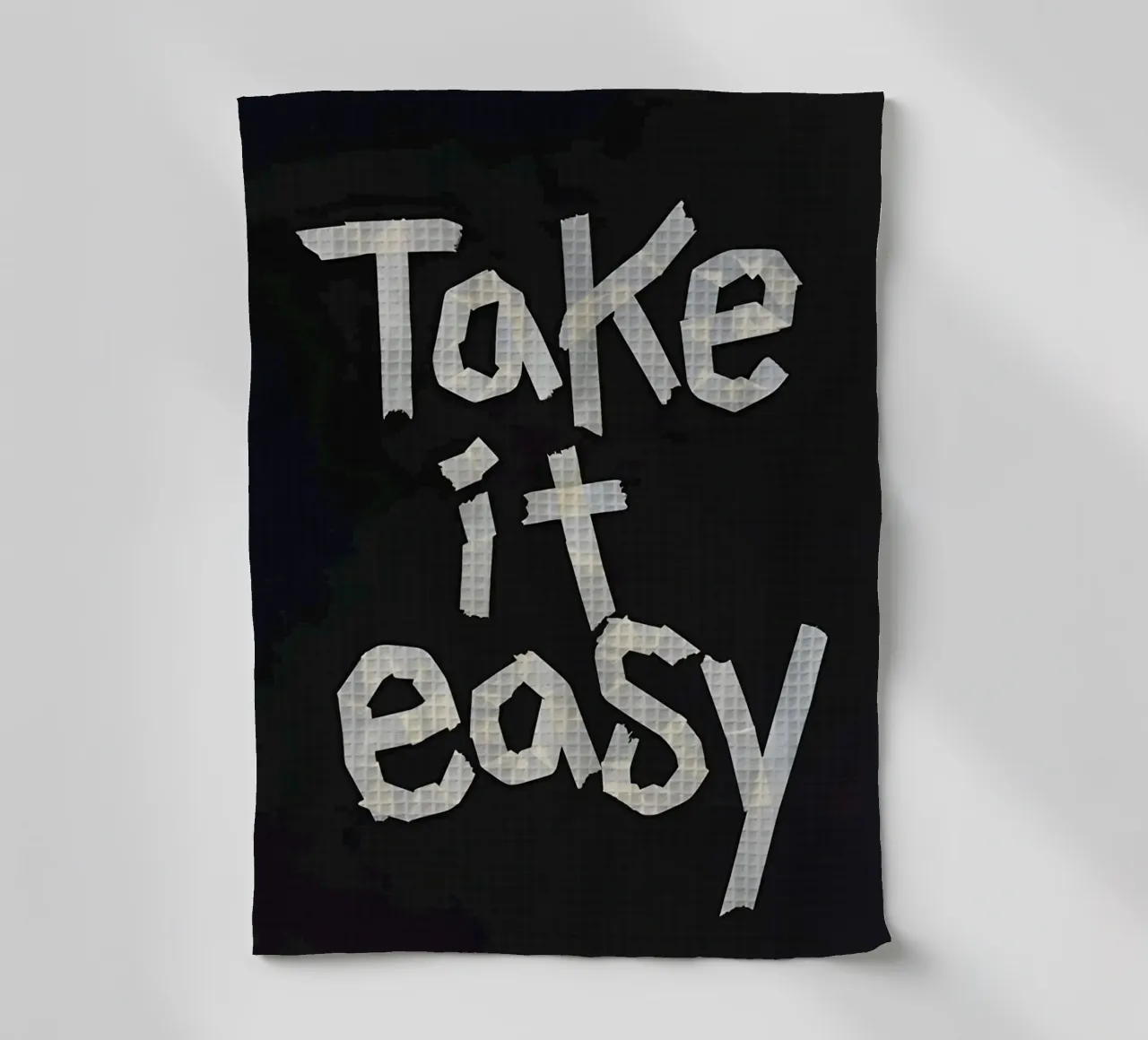 Take it easy canovaccio da cucina da Type & Tape