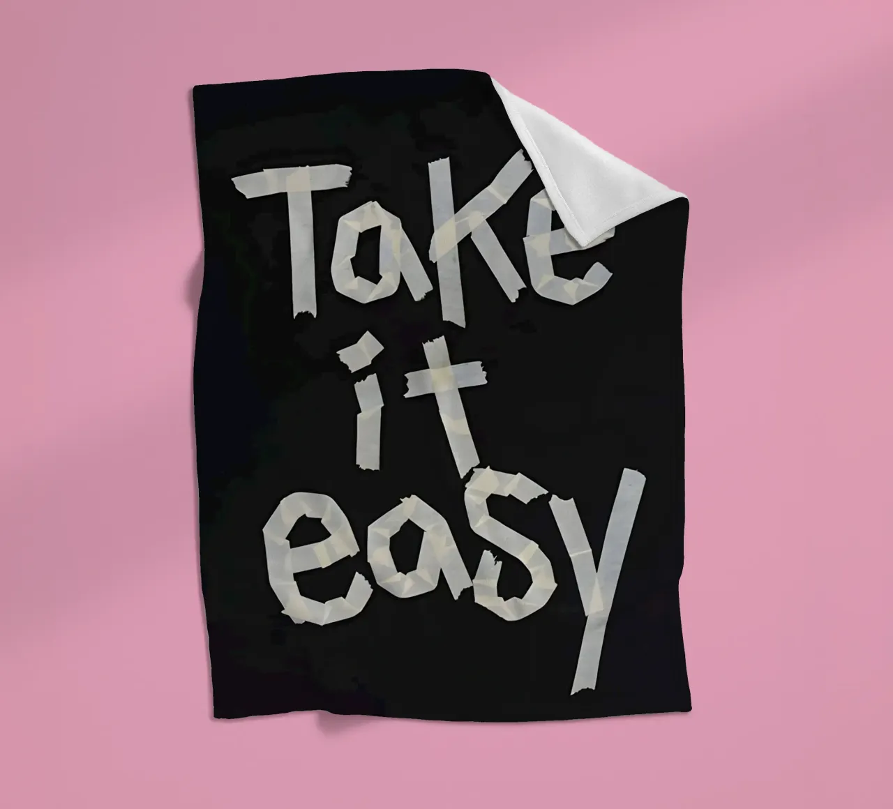 Take it easy coperta in pile da Type & Tape