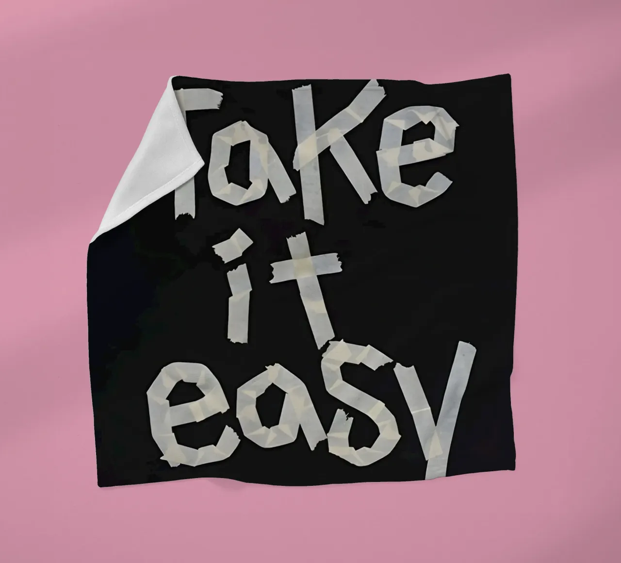 Take it easy coperta in pile da Type & Tape