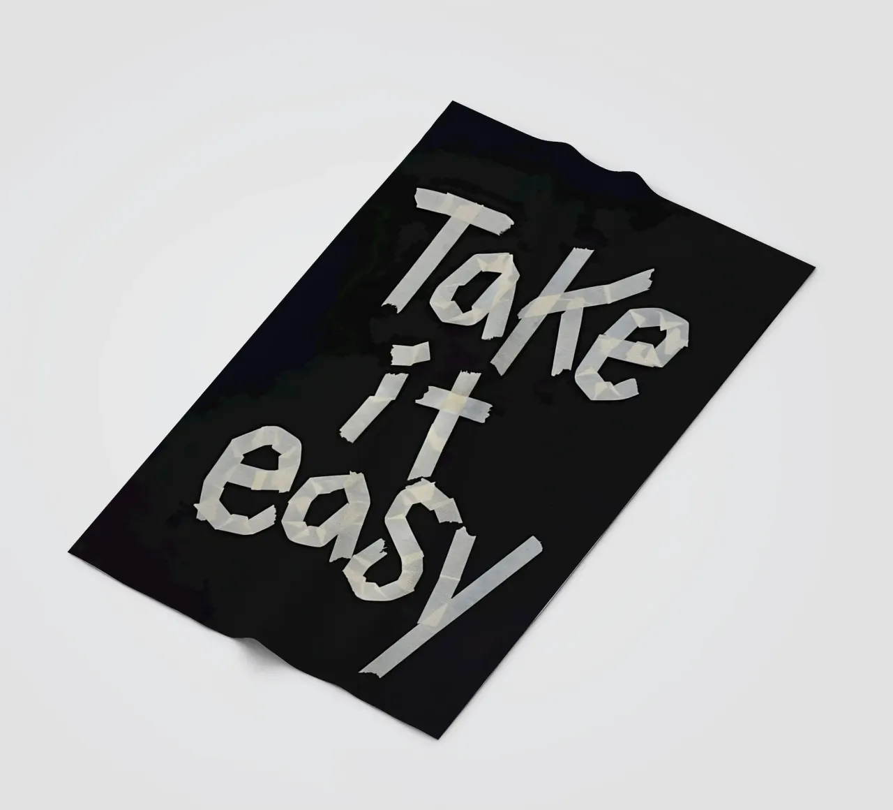 Take it easy coperta in pile da Type & Tape
