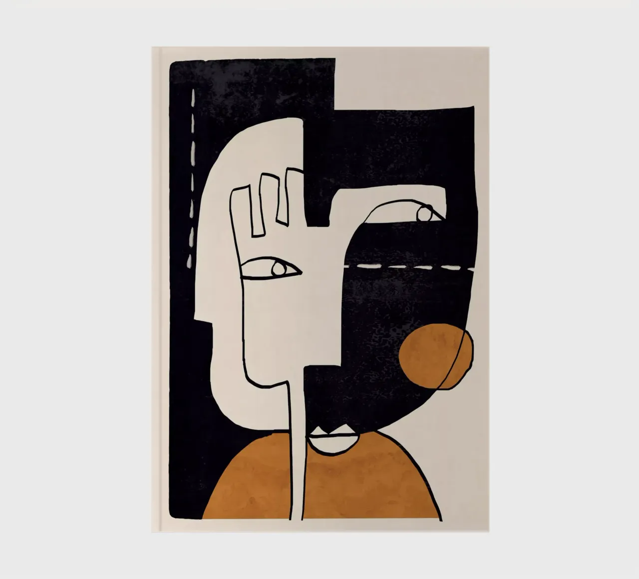 Abstract Face 55 notebook by ThingDesign