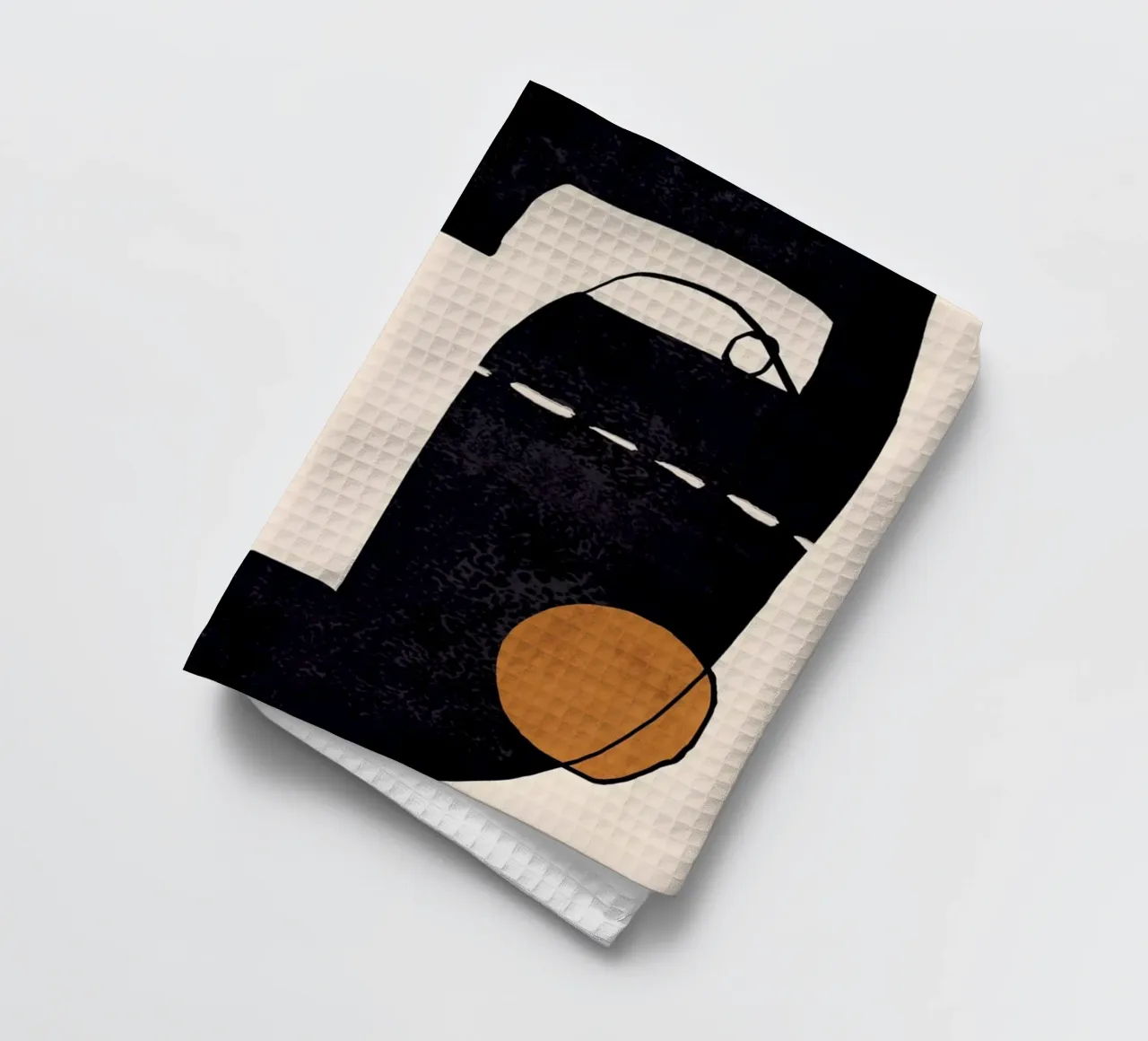 Abstract Face 55 torchon de ThingDesign