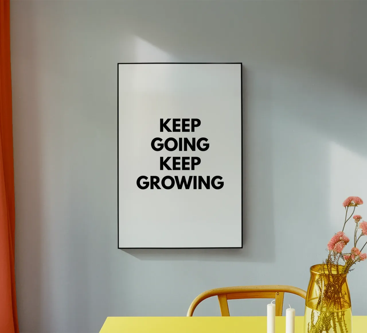 Keep Growing Keep Going plexiglass da Typo Designs