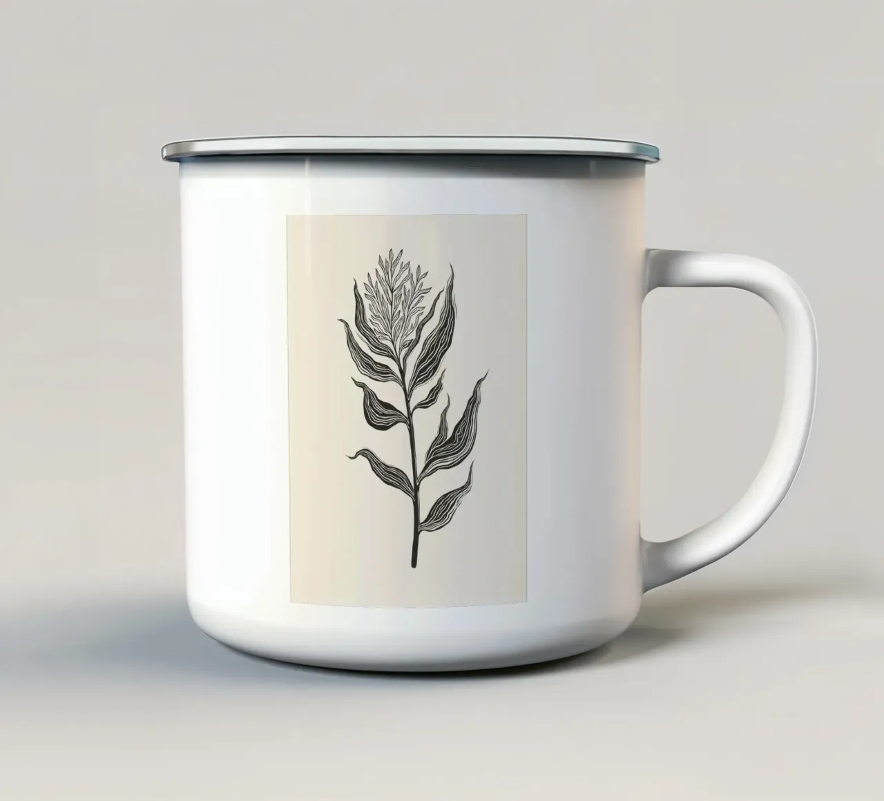 Botanical Poster 3 tazza in smalto da Indigo Rain