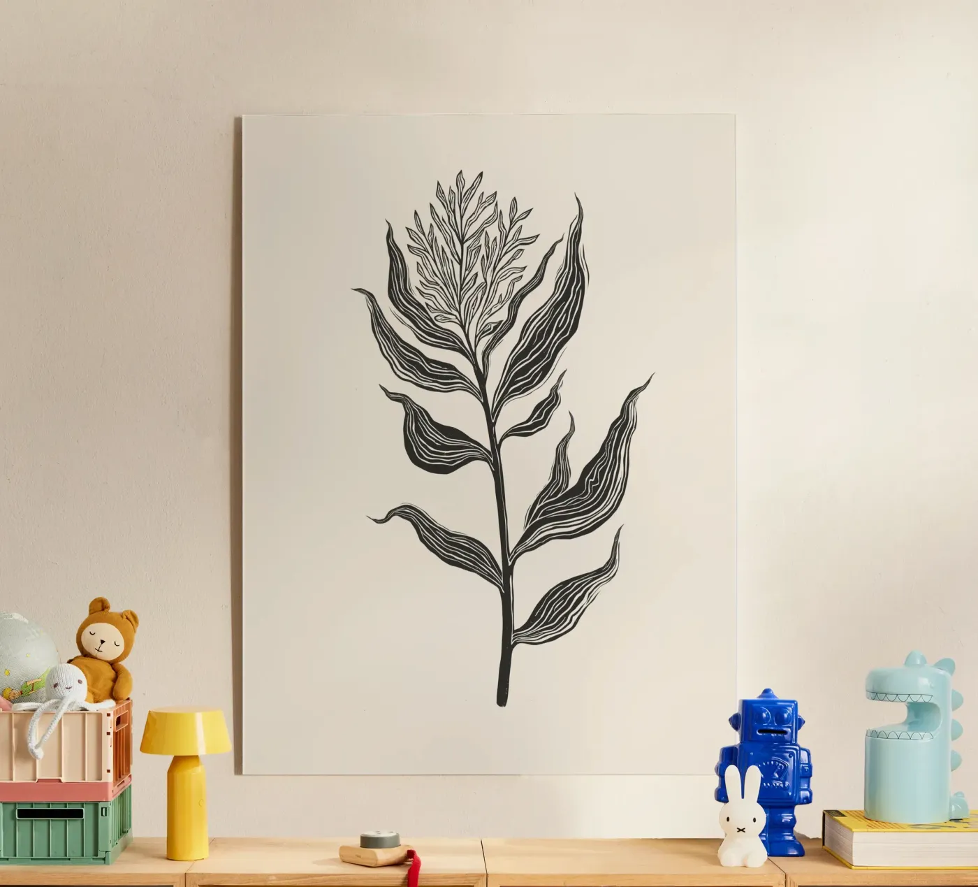 Botanical Poster 3 plexiglass da Indigo Rain