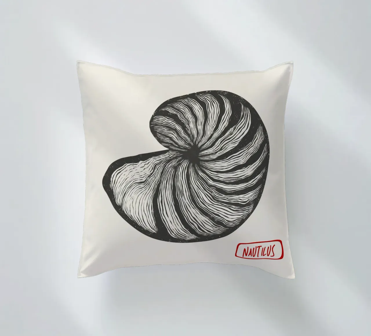 Nautilus cuscino da Indigo Rain