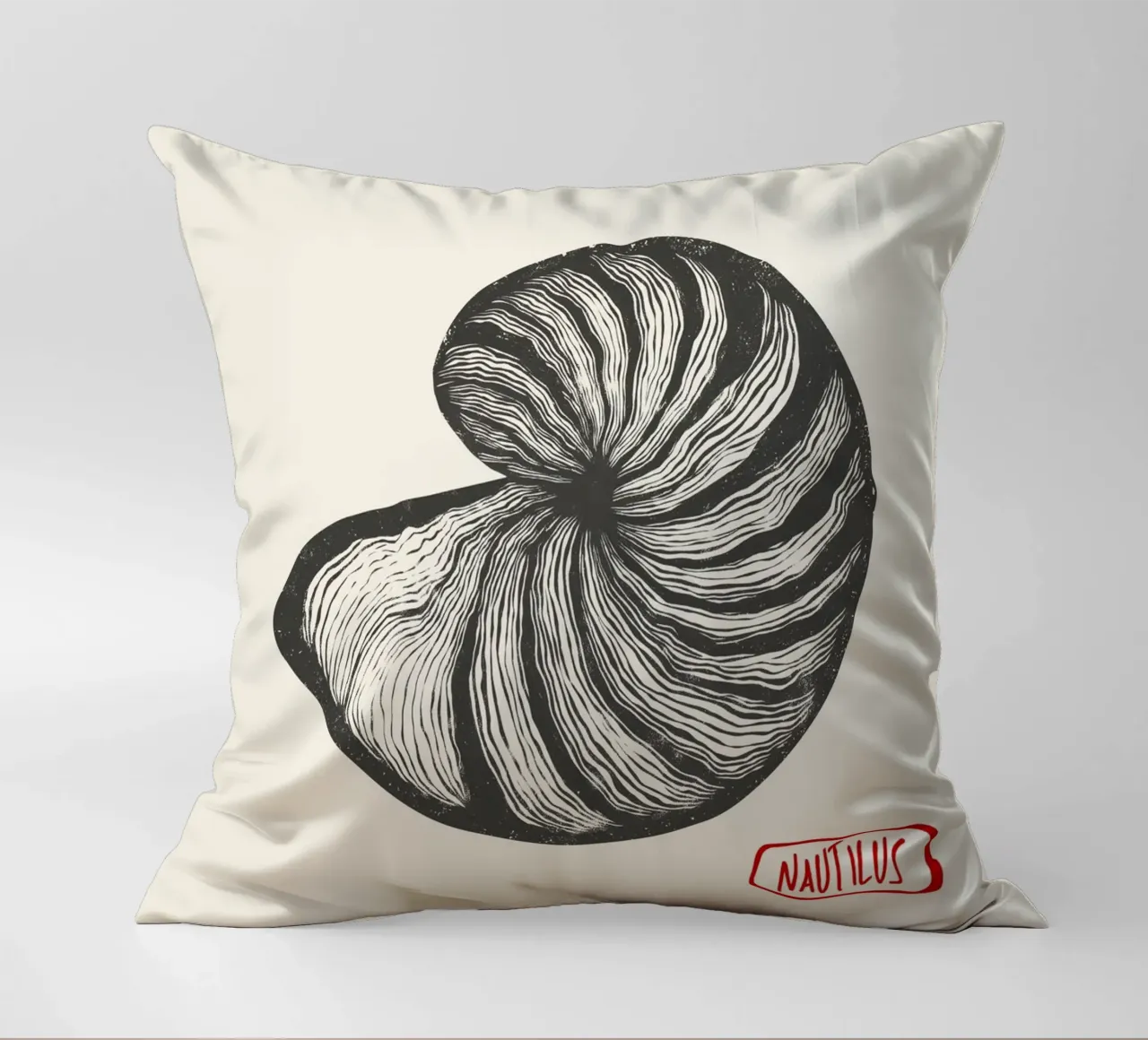 Nautilus cuscino da Indigo Rain