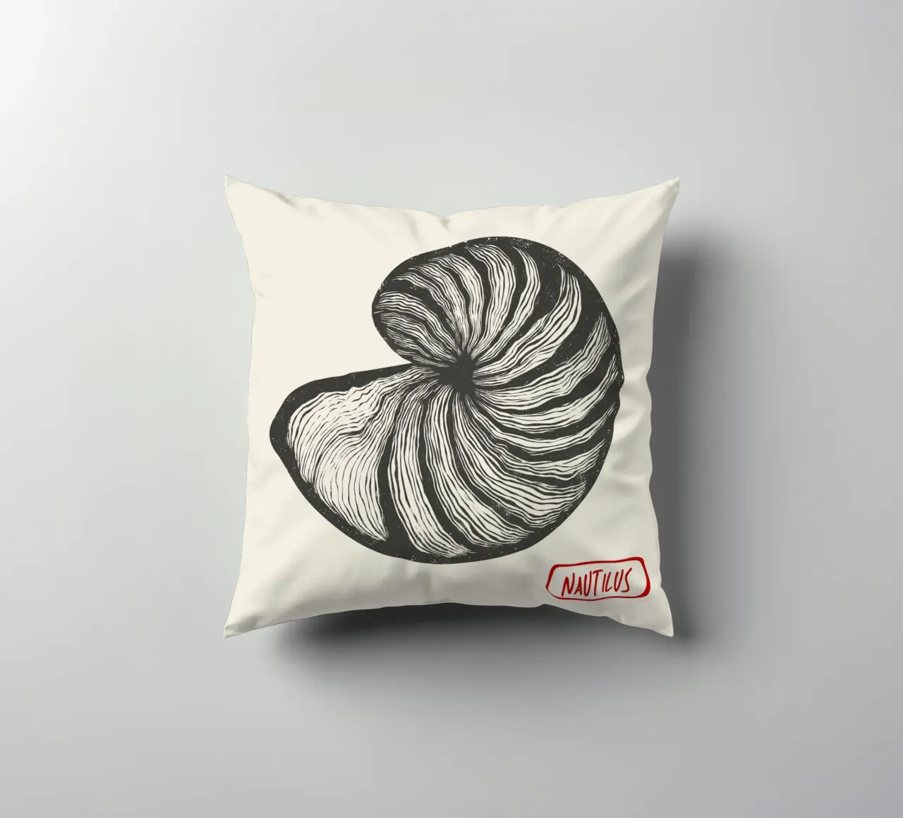 Nautilus cuscino da Indigo Rain