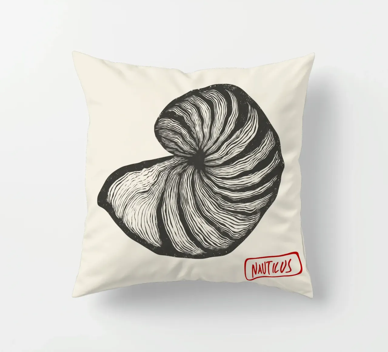 Nautilus cuscino da Indigo Rain