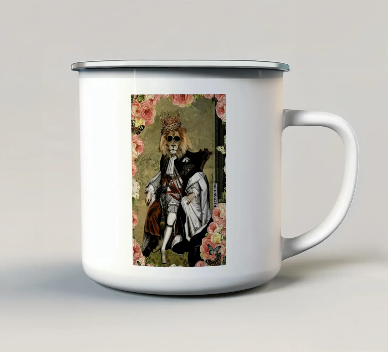 Animals: The King tazza in smalto da Elo Marc
